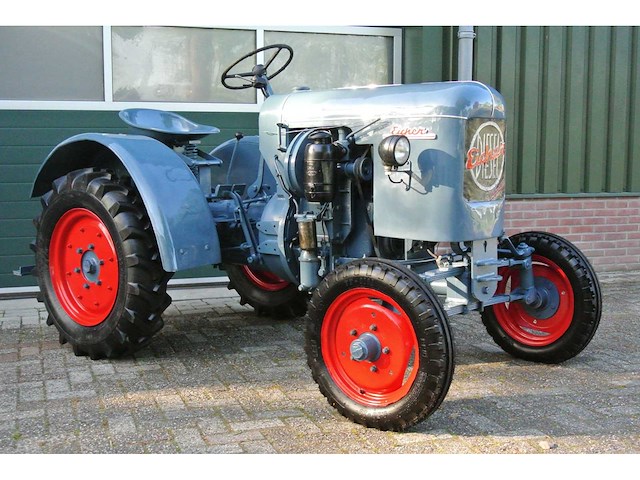 1956 eicher ekl15 oldtimer tractor - afbeelding 12 van  22