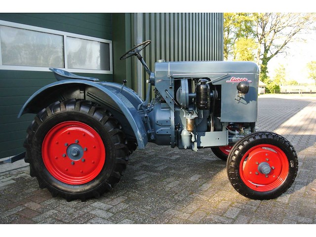 1956 eicher ekl15 oldtimer tractor - afbeelding 20 van  22