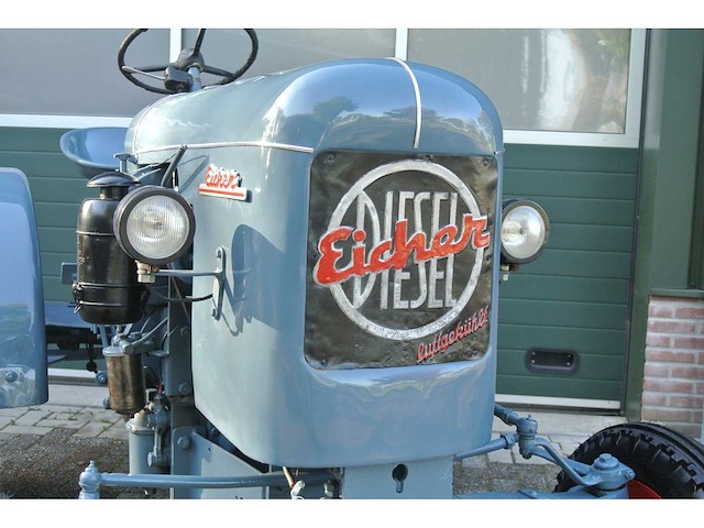 1956 eicher ekl15 oldtimer tractor - afbeelding 19 van  22