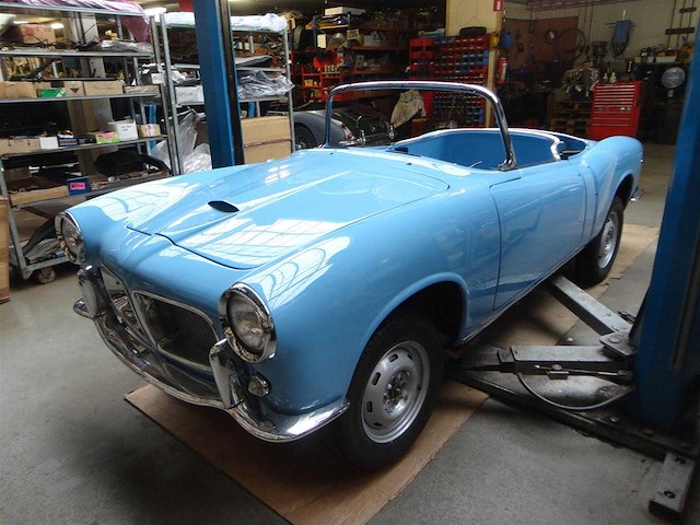 1956 fiat 1200 tv spider | italian classic roadster - afbeelding 11 van  23