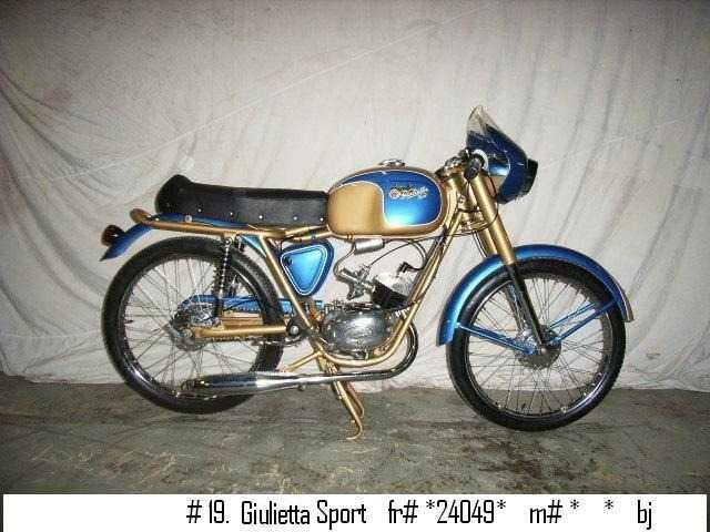 1956 giulietta sport 50cc | italian classic moped - afbeelding 2 van  3