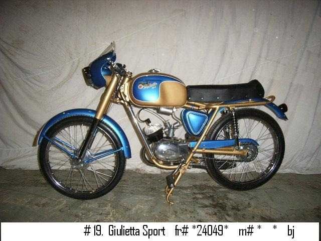 1956 giulietta sport 50cc | italian classic moped - afbeelding 3 van  3