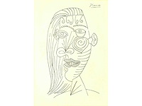 1956 gouache pablo picasso ‘zt’ - afbeelding 1 van  7