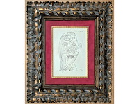 1956 gouache pablo picasso ‘zt’ - afbeelding 2 van  7