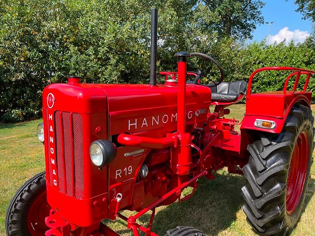 1956 hanomag r19 oldtimer tractor - afbeelding 49 van  52