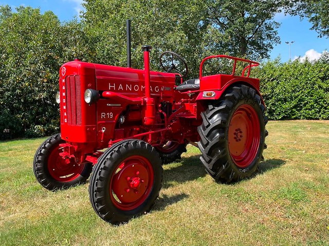 1956 hanomag r19 oldtimer tractor - afbeelding 36 van  37