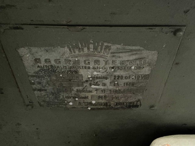 1956 imperia 3,15kva benzineaggregaat - afbeelding 2 van  12