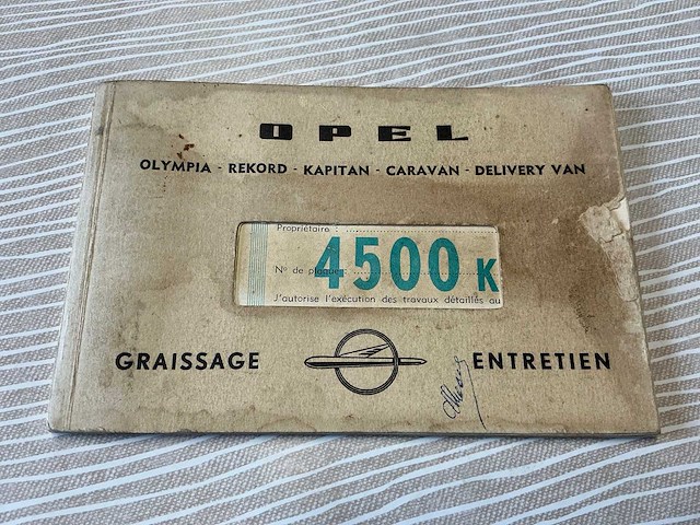 1956 opel olympia oldtimer - afbeelding 22 van  30