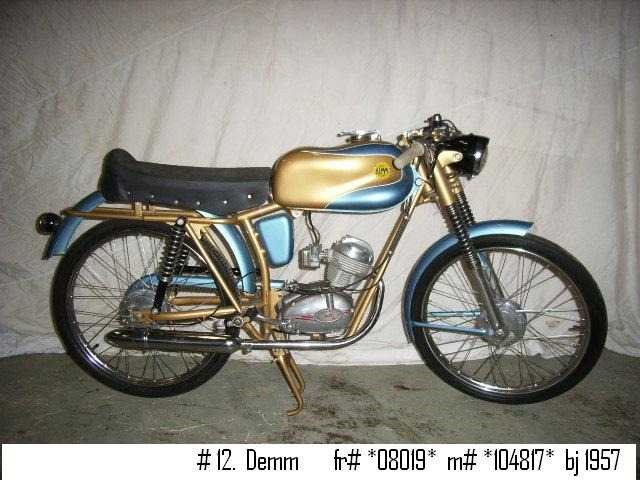 1957 demm 50cc moped #1 | italian classic moped - afbeelding 2 van  8