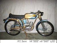 1957 demm 50cc moped #1 | italian classic moped - afbeelding 2 van  8