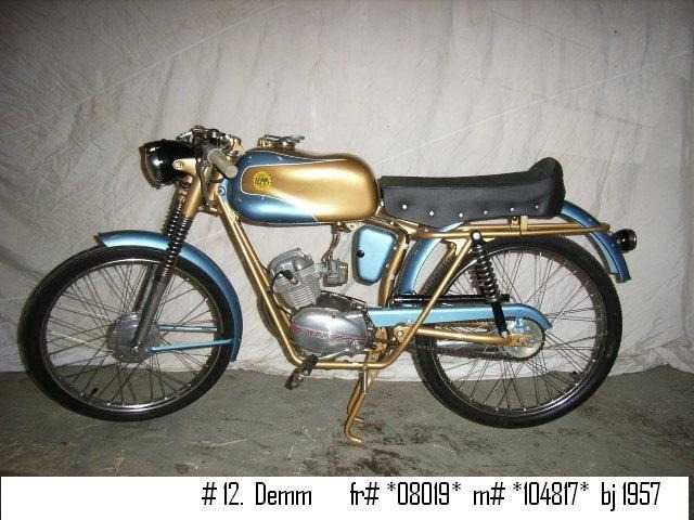 1957 demm 50cc moped #1 | italian classic moped - afbeelding 3 van  8