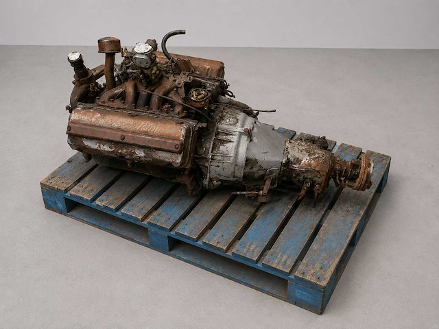 1957 dodge hemi v8 engine & gearbox | original classic drivetrain - afbeelding 1 van  11
