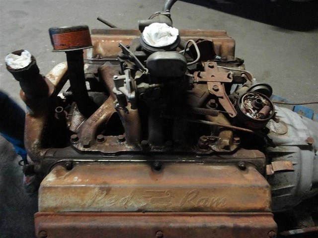 1957 dodge hemi v8 engine & gearbox | original classic drivetrain - afbeelding 4 van  11