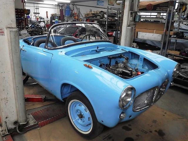 1957 fiat 1200 tv spider | italian classic roadster - afbeelding 40 van  83