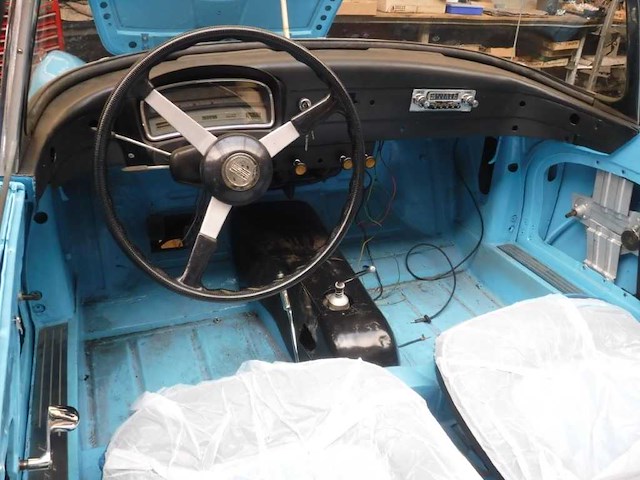 1957 fiat 1200 tv spider | italian classic roadster - afbeelding 49 van  83