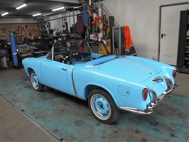 1957 fiat 1200 tv spider | italian classic roadster - afbeelding 65 van  83