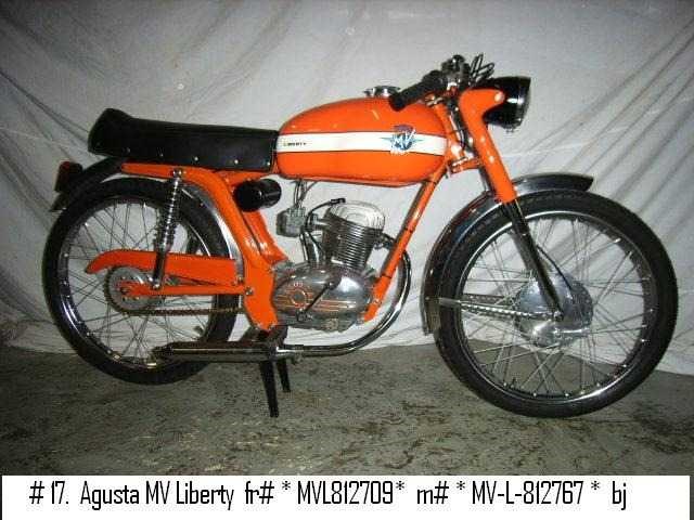 1957 mv agusta liberty 50cc | italian classic moped - afbeelding 2 van  3