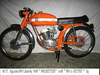 1957 mv agusta liberty 50cc | italian classic moped - afbeelding 3 van  3