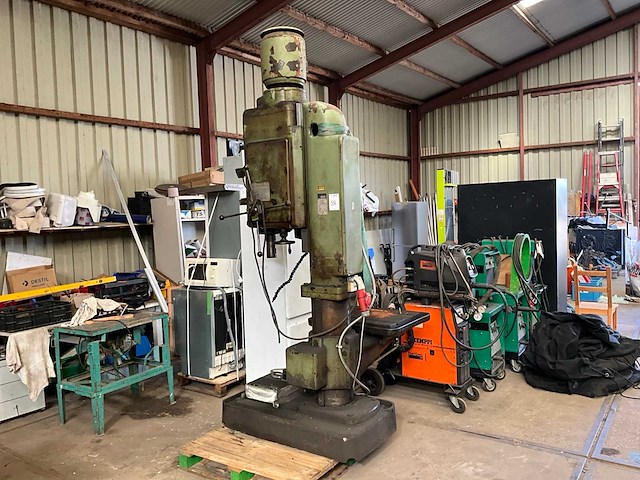 1957 veb bs 40 kolomboormachine - afbeelding 1 van  9