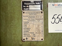 1957 veb bs 40 kolomboormachine - afbeelding 9 van  9