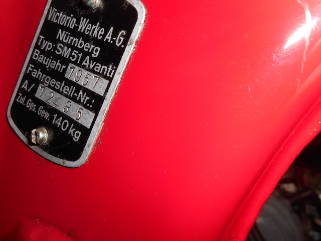 1957 victoria vicky avanti 50cc | german classic moped - afbeelding 3 van  12