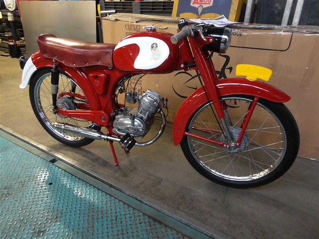 1958 demm 50cc 4-stroke | italian classic moped - afbeelding 2 van  9