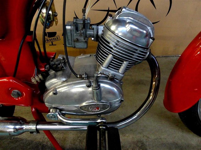 1958 demm 50cc 4-stroke | italian classic moped - afbeelding 3 van  9