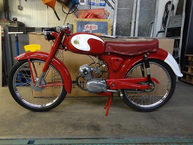 1958 demm 50cc 4-stroke | italian classic moped - afbeelding 4 van  9