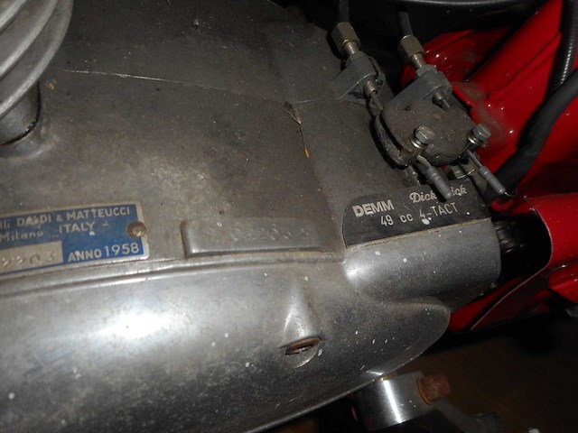 1958 demm dick-dick #6 50cc | italian classic moped - afbeelding 10 van  13