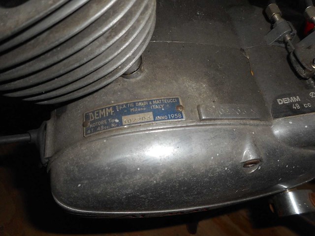 1958 demm dick-dick #6 50cc | italian classic moped - afbeelding 11 van  13