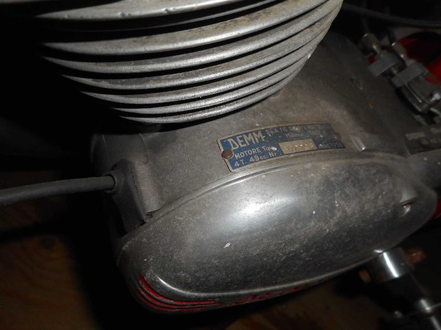 1958 demm dick-dick #6 50cc | italian classic moped - afbeelding 9 van  13