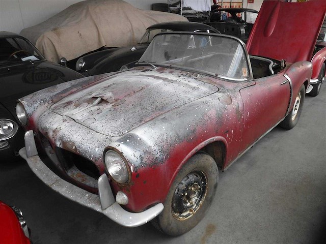 1958 fiat 1200 tv spider | italian classic roadster - afbeelding 22 van  40