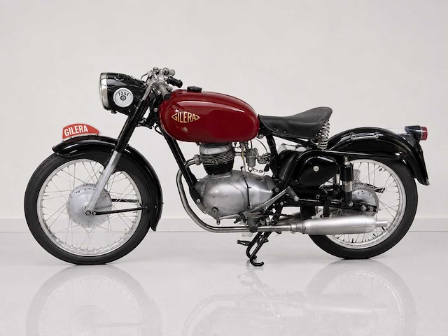 1958 gilera motorcycle | italian classic motorcycle - afbeelding 1 van  8