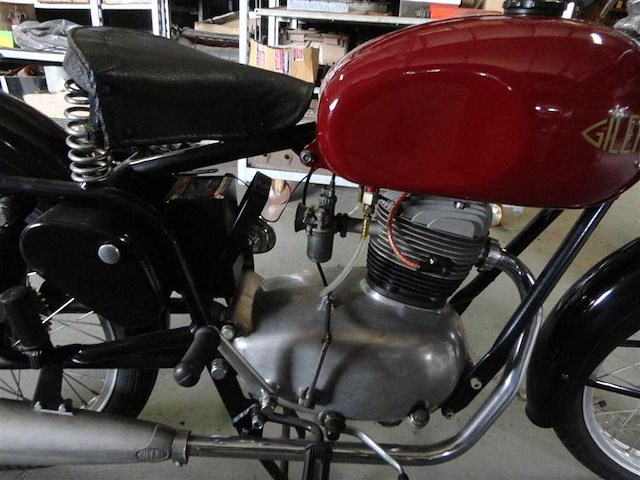 1958 gilera motorcycle | italian classic motorcycle - afbeelding 7 van  8