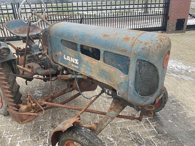 1958 lanz-bulldog d1306 oldtimer tractor - afbeelding 18 van  18