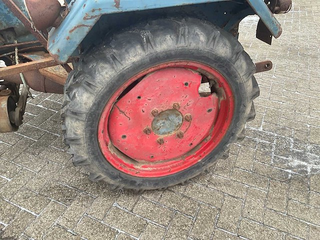 1958 lanz-bulldog d1306 oldtimer tractor - afbeelding 18 van  19