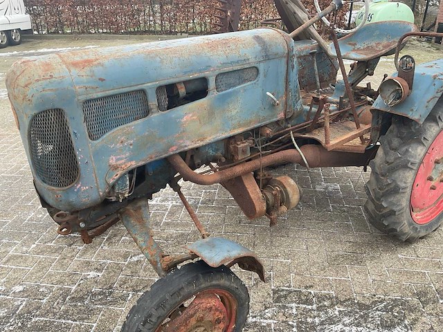 1958 lanz-bulldog d1306 oldtimer tractor - afbeelding 17 van  18