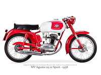 1958 mv agusta 125 sport | italian classic motorcycle - afbeelding 5 van  8