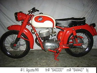 1958 mv agusta motorcycle #1 | italian classic motorcycle - afbeelding 2 van  3
