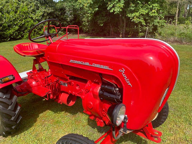 1958 porsche diesel junior 108 oldtimer tractor - afbeelding 29 van  70