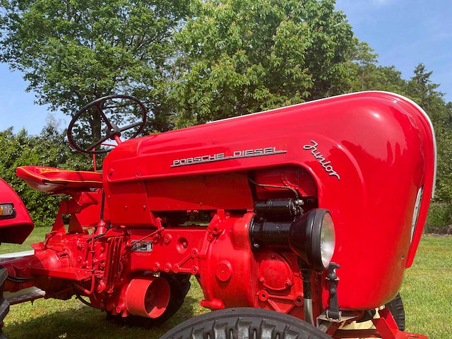 1958 porsche diesel junior 108 oldtimer tractor - afbeelding 53 van  70