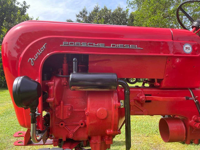 1958 porsche diesel junior 108 oldtimer tractor - afbeelding 19 van  72