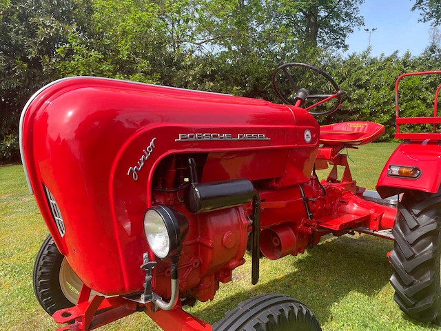 1958 porsche diesel junior 108 oldtimer tractor - afbeelding 3 van  45