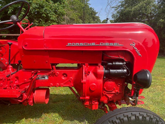 1958 porsche diesel junior 108 oldtimer tractor - afbeelding 27 van  45