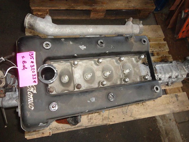 1959 alfa romeo 1300 veloce engine & gearbox | original italian classic drivetrain - afbeelding 6 van  8