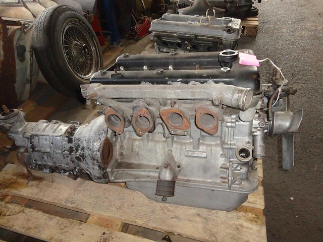 1959 alfa romeo 1300 veloce engine & gearbox | original italian classic drivetrain - afbeelding 8 van  8