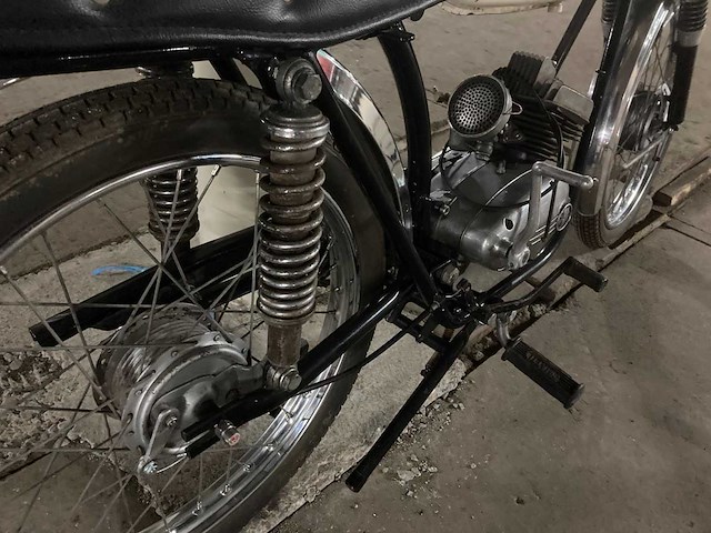 1959 beta bianchi black 50cc | italian classic moped - afbeelding 10 van  15