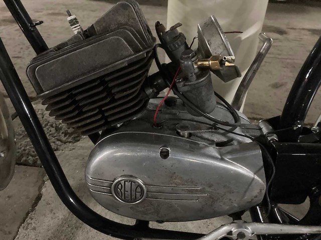 1959 beta bianchi black 50cc | italian classic moped - afbeelding 11 van  15