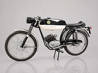 1959 beta bianchi black 50cc | italian classic moped