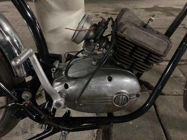 1959 beta bianchi black 50cc | italian classic moped - afbeelding 16 van  16